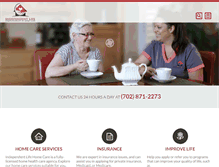 Tablet Screenshot of independentlife.com